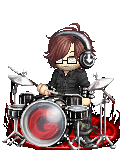Metalhead drummer person